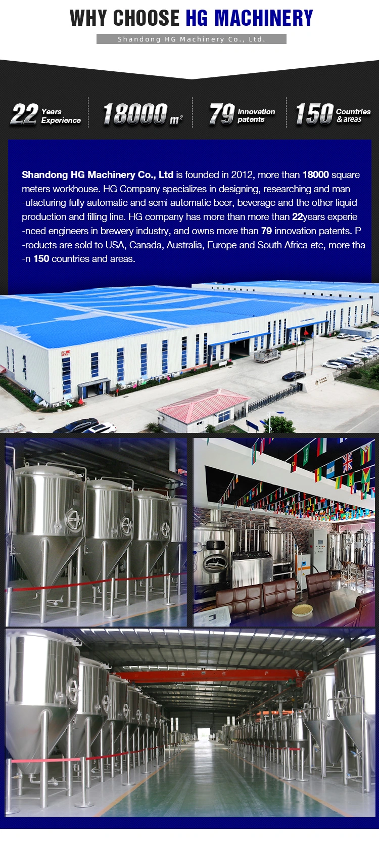 Stainless Steel 500L 1000L 2000L Conical Beer Fermentation Tank Jacketed Beer Fermenter Beer Brewing Fermenting Equipment