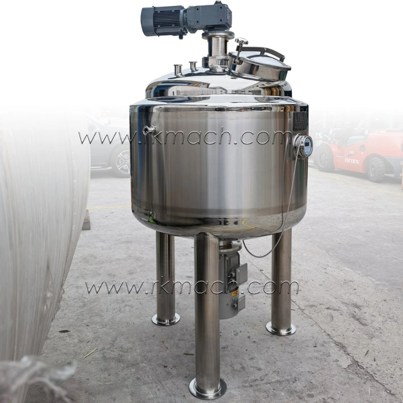 400 Liter SS316L Mixing Homogenizing Tank Cosmetic Mixing Equipment